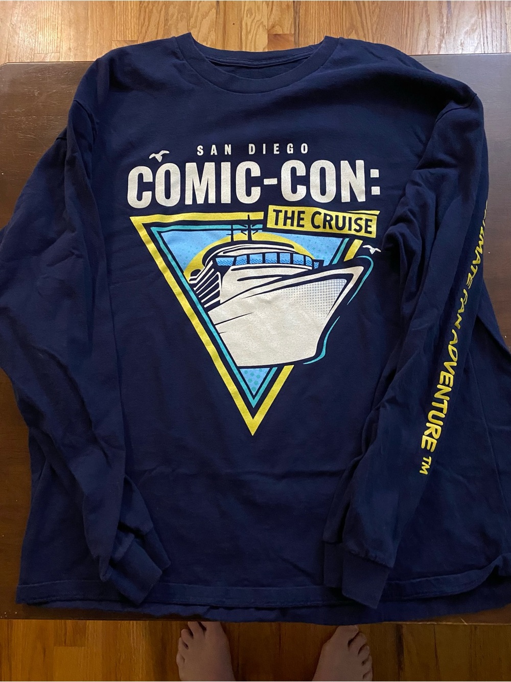 Comic-Con The Cruise Long Sleeve - Navy